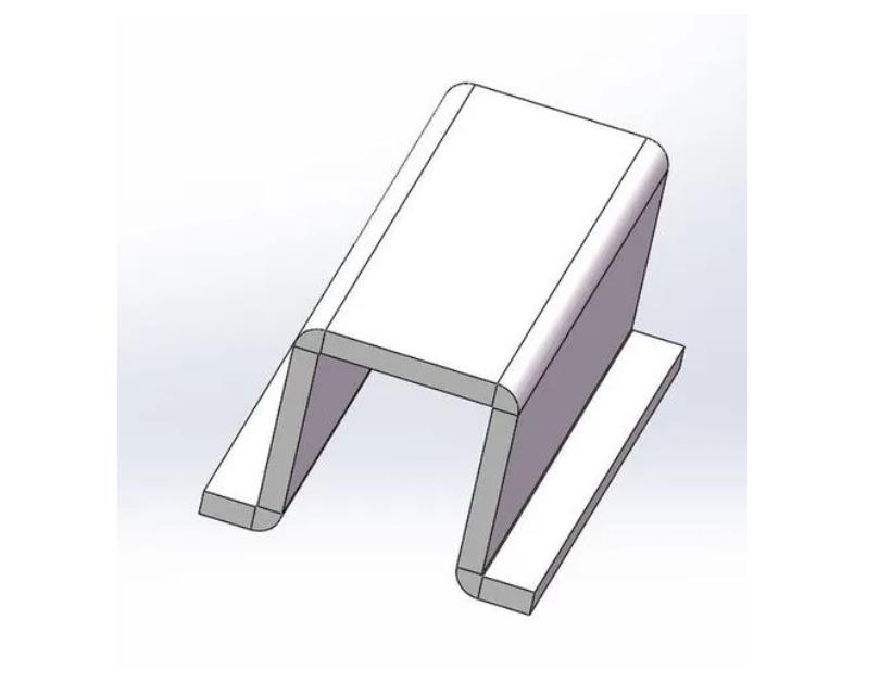 青冈U型槽折弯件